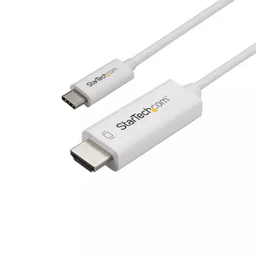StarTech.com 1m USB-C auf HDMI Kabel - 4K bei 60Hz - Weiß