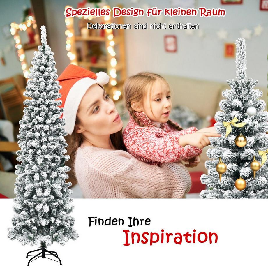 Northix  Sapin de Noël artificiel enneigé avec 461 branches mesurant 225 cm 