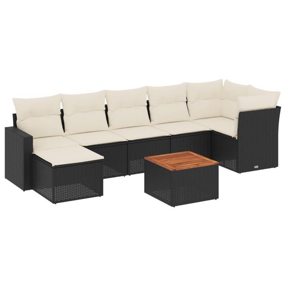 set divano da giardino Polirattan