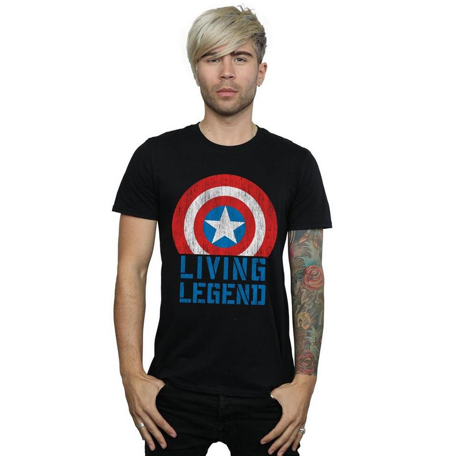MARVEL Living Legend T-Shirt Stampata  