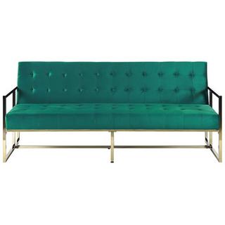 Beliani 3 Sitzer Sofa aus Samtstoff Glamourös MARSTAL  