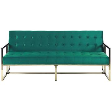 3 Sitzer Sofa aus Samtstoff Glamourös MARSTAL