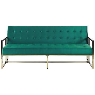 3 Sitzer Sofa aus Samtstoff Glamourös MARSTAL