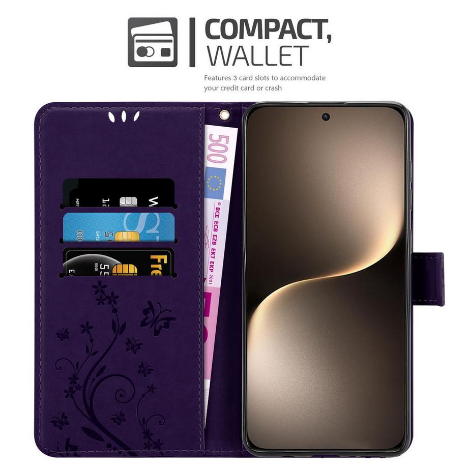 Cadorabo  Honor Magic 7 Hülle mit Blumen Muster 