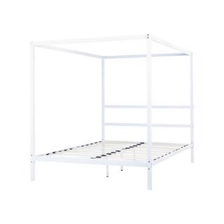 Beliani Himmelbett aus Stahl Industriell LESTARDS  