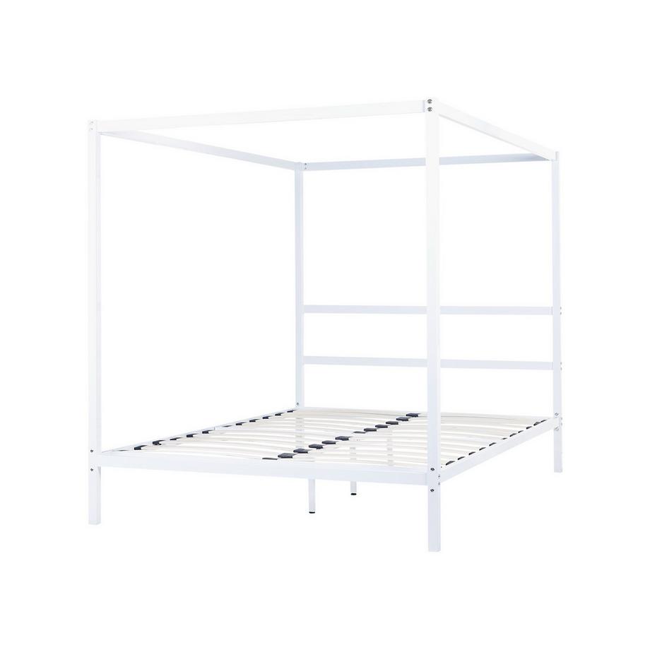 Beliani Himmelbett aus Stahl Industriell LESTARDS  