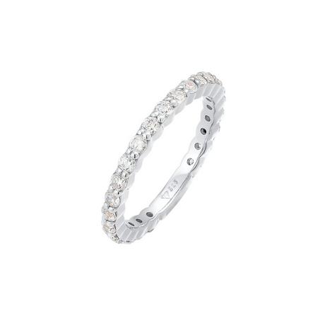 Elli  Ring Memoire Eternity Zirkonia Funkelnd 925 Silber 