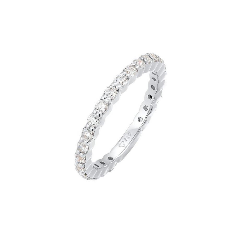 Ring Memoire Eternity Zirkonia Funkelnd 925 Silber