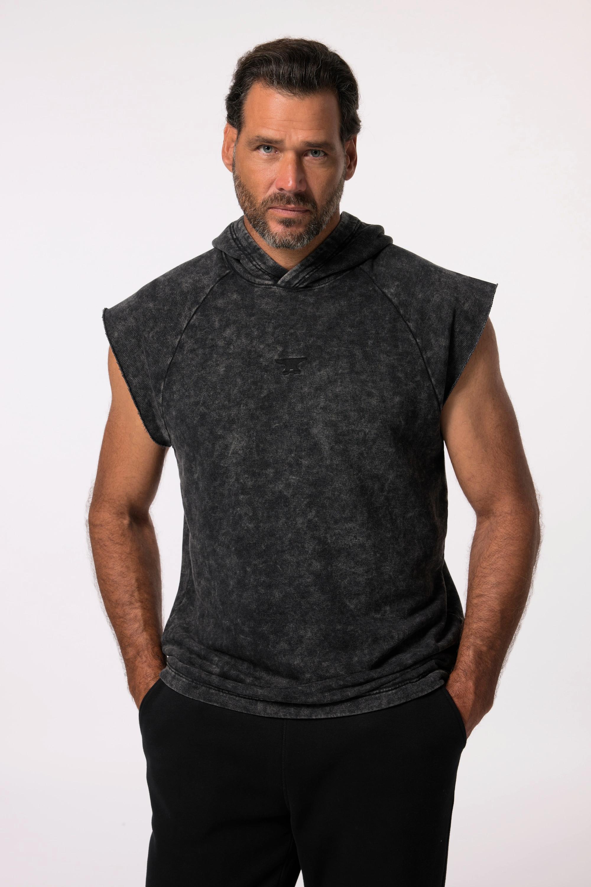 JP1880 Felpa Fitness Senza Maniche con Cappuccio  