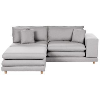 Beliani 2-Sitzer Sofa mit Ottomane aus Polyester Modern HEDEN  