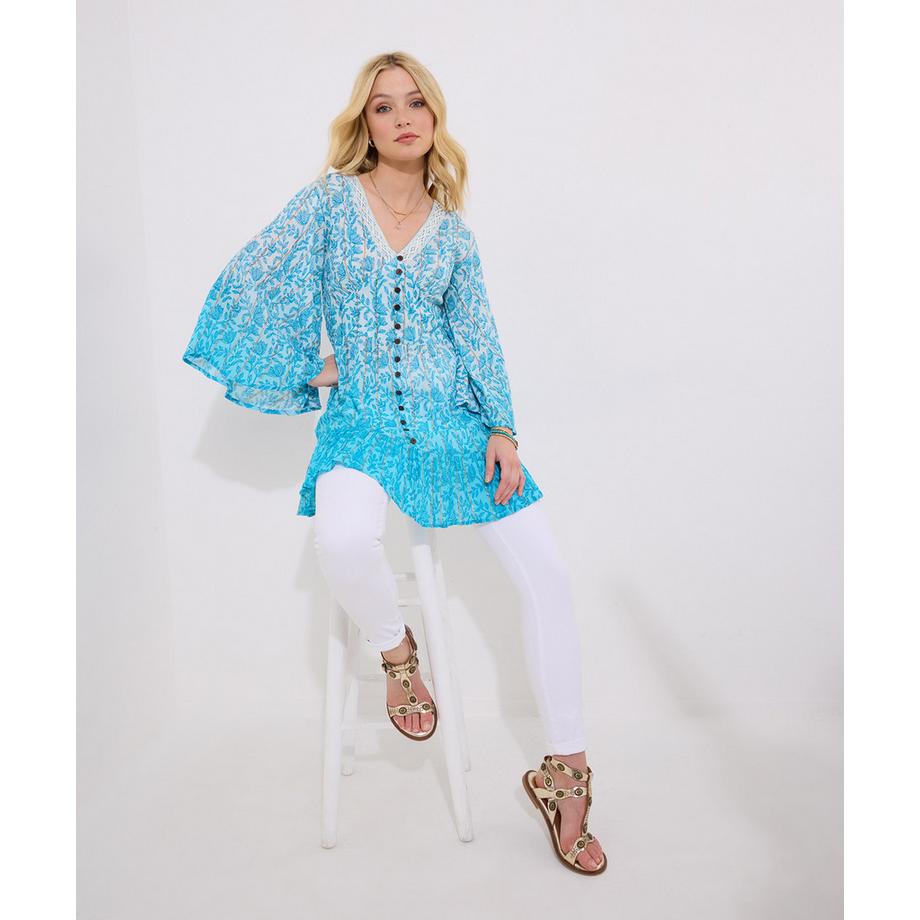 Joe Browns Ombre Boho Bluse mit Knöpfen  