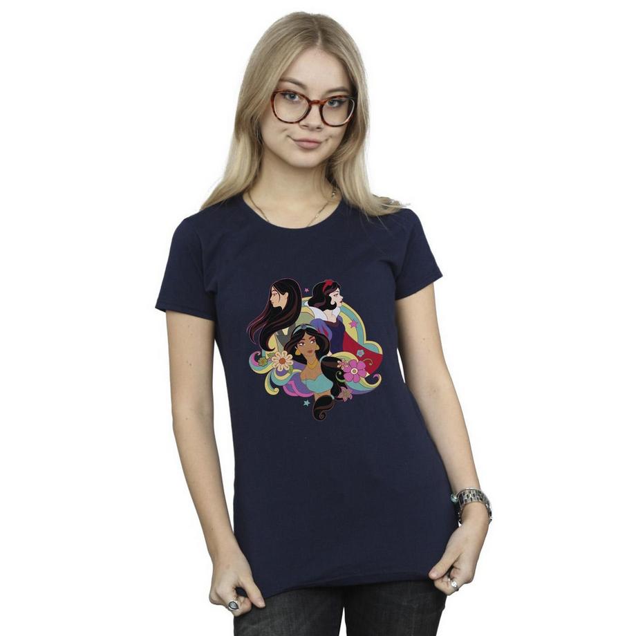 Disney Principesse T-Shirt Stampata  