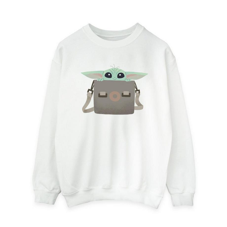STAR WARS The Mandalorian Grogu Felpa Stampa Grafica  