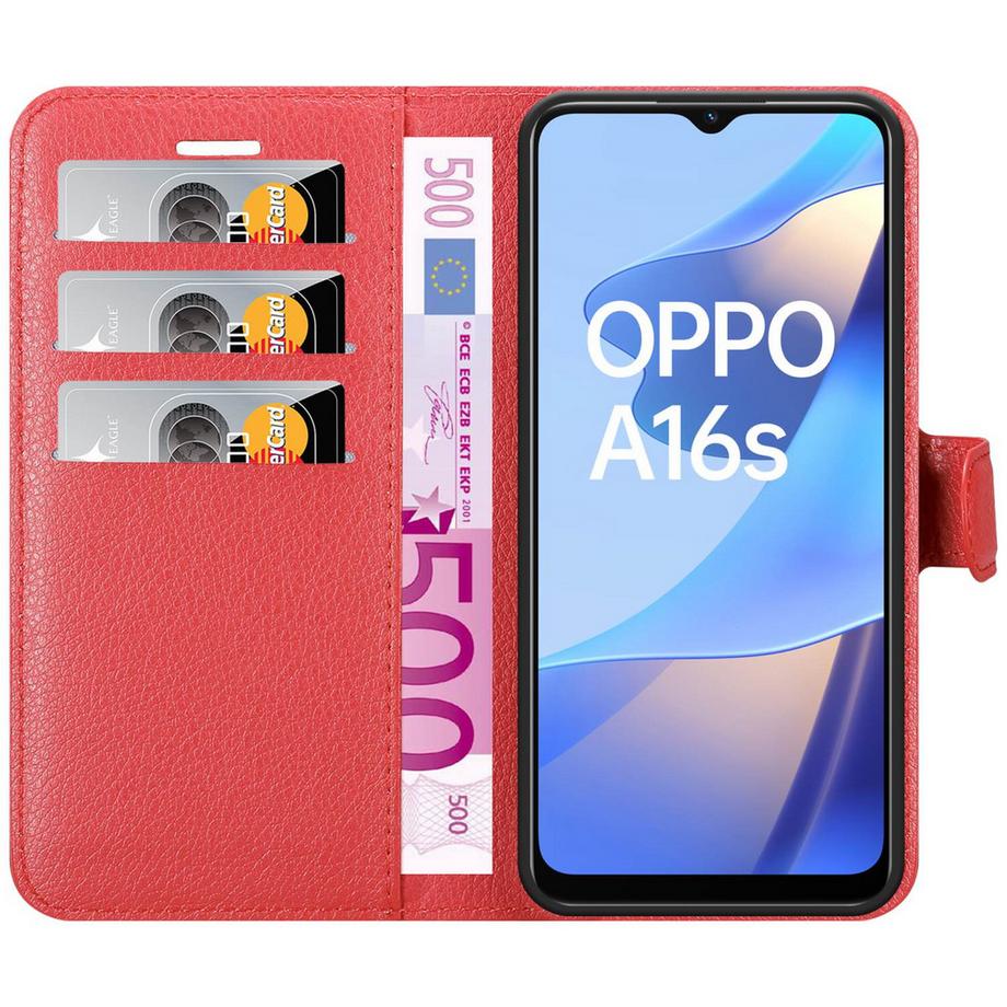 Cadorabo  Hülle für Oppo A16s  A54s Standfunktion, Kartenfach 