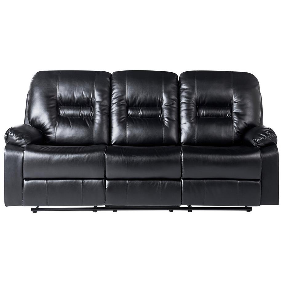 Beliani 3 Sitzer Sofa aus Kunstleder  BERGEN  