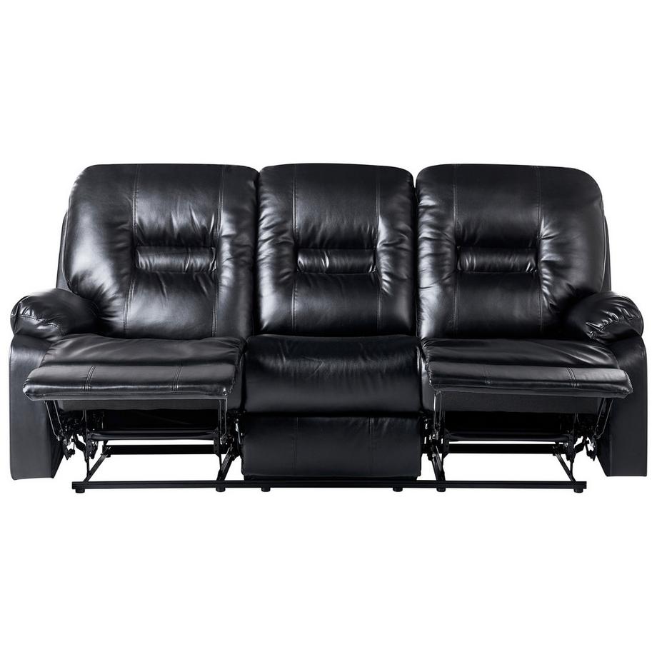 Beliani 3 Sitzer Sofa aus Kunstleder  BERGEN  