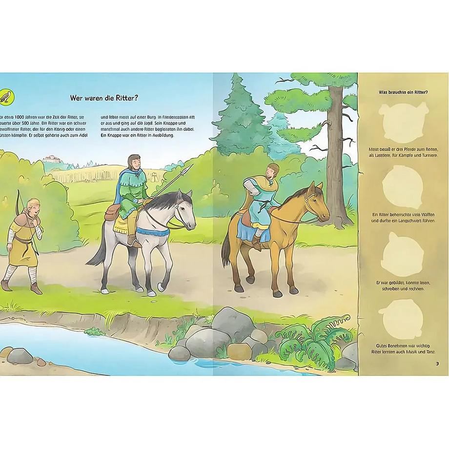 Ravensburger  Wieso? Weshalb? Warum? Stickerheft Ritter 