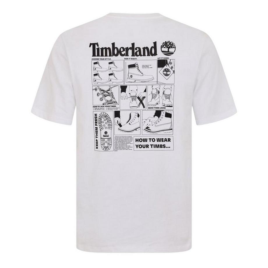 Timberland T-Shirt Col Rond Coupe Décontractée  