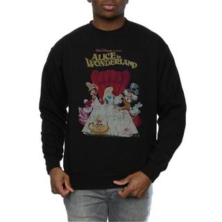 Disney  Alice In Wonderland Retro Poster Sweatshirt 