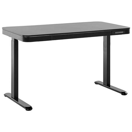 Beliani Bureau réglable en hauteur électriquement en Panneau de particules de bois Moderne KENLY  