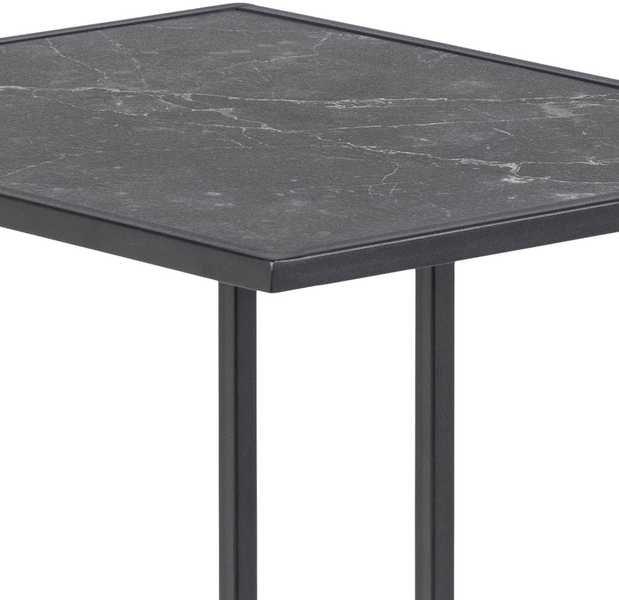 mutoni Table d'appoint Eternity noir  