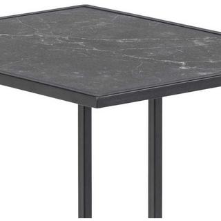 mutoni Table d'appoint Eternity noir  