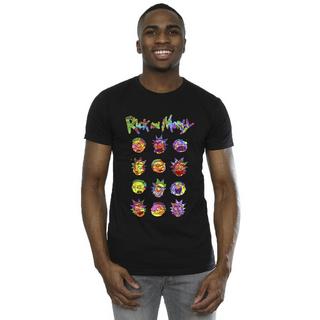 Rick And Morty Rick and Morty Faces T-Shirt Imprimé  