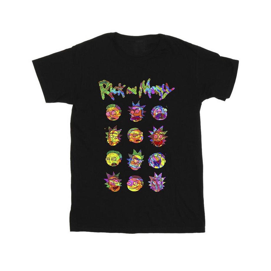Rick And Morty Rick and Morty Faces T-Shirt Imprimé  