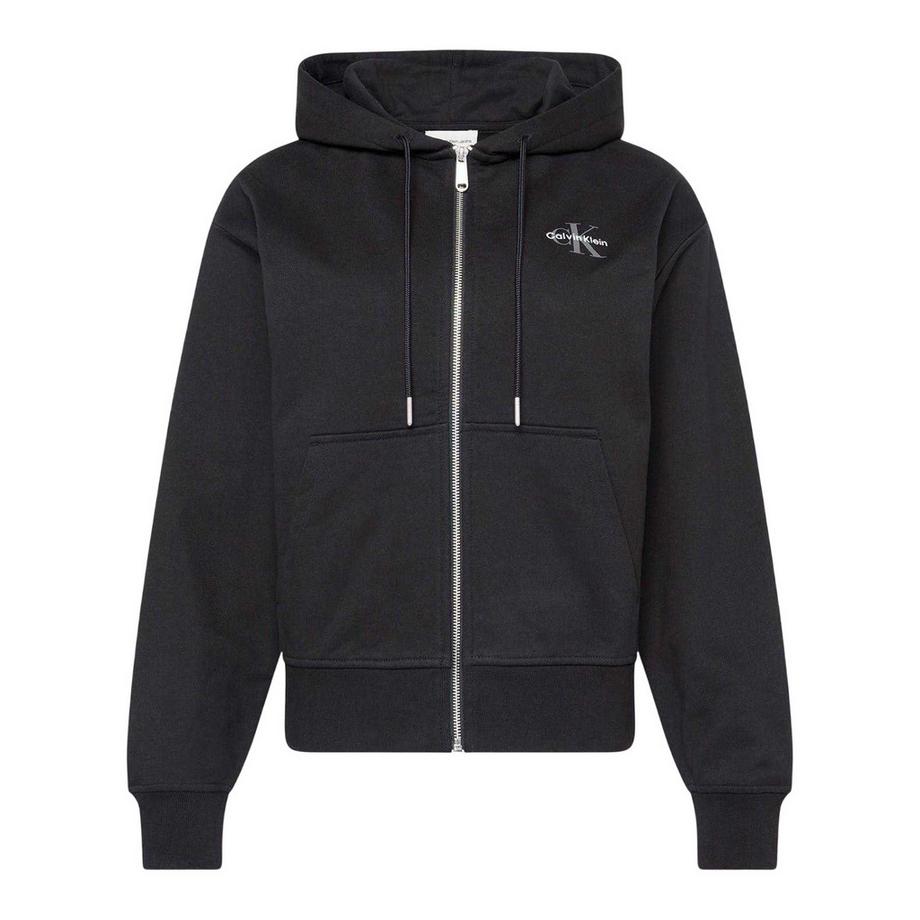 Felpa Con Cappuccio E Zip Intera