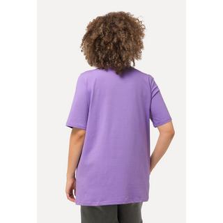 Ulla Popken T-shirt Coupe A Col V Manches Courtes  