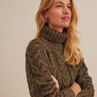 La Redoute Collections Grobstrick Rollkragenpullover  
