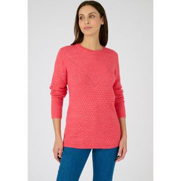 Pull maille ajourée et point fantaisie Thermolactyl