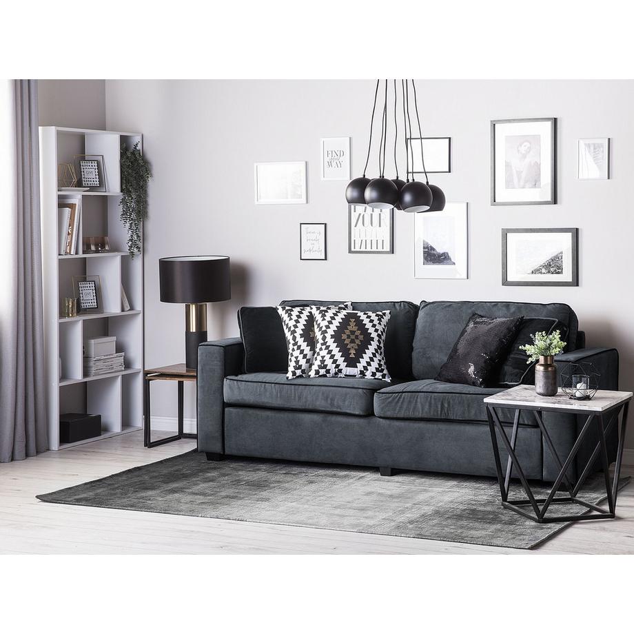 Beliani Lot de 2 coussins décoratifs en Coton  COLEUS  