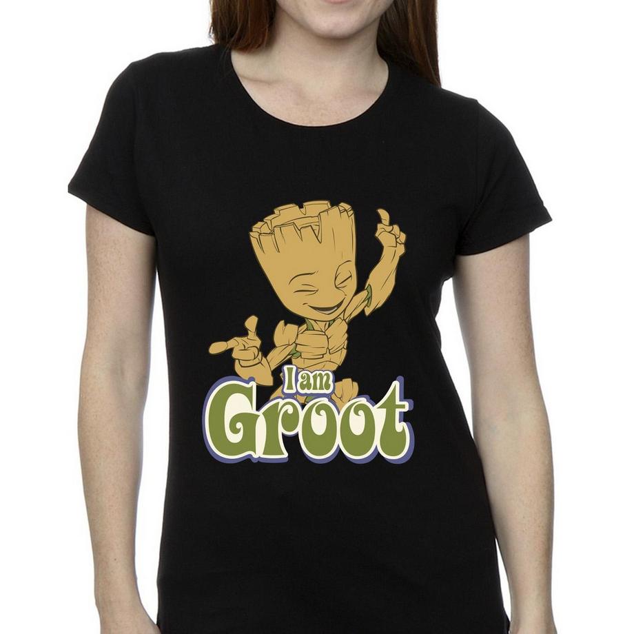 Guardians Of The Galaxy Guardians of the Galaxy I Am Groot Kurzarm T-Shirt  