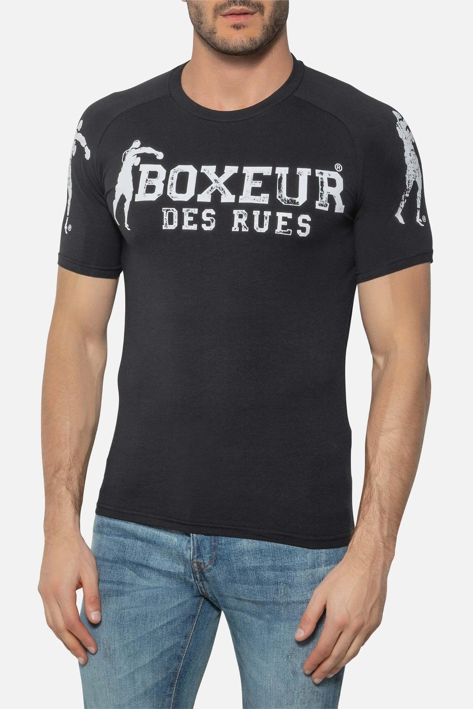 BOXEUR DES RUES  T-Shirt Logo Raglan T-Shirt 