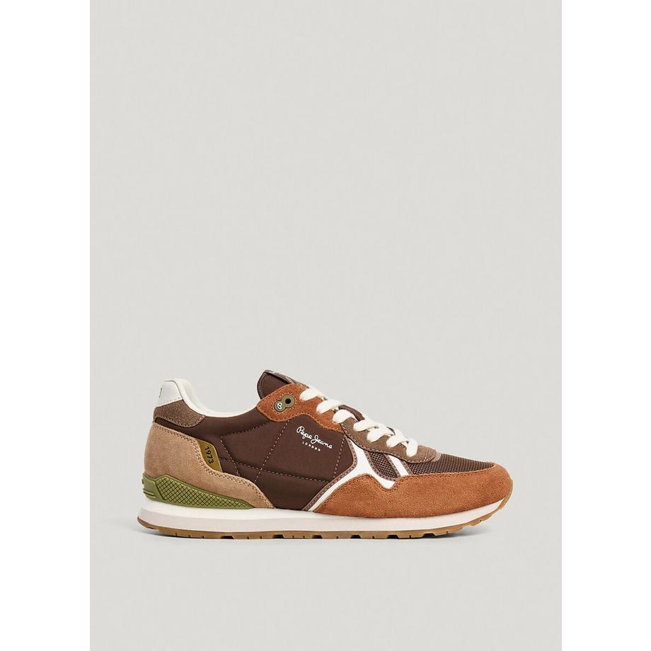 Pepe Jeans London Brit Boost Sneaker im Materialmix  
