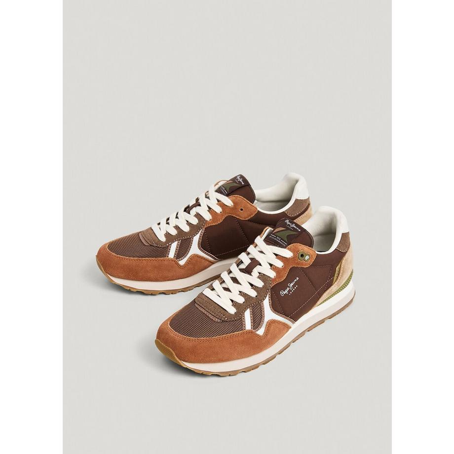 Pepe Jeans London Brit Boost Sneaker im Materialmix  