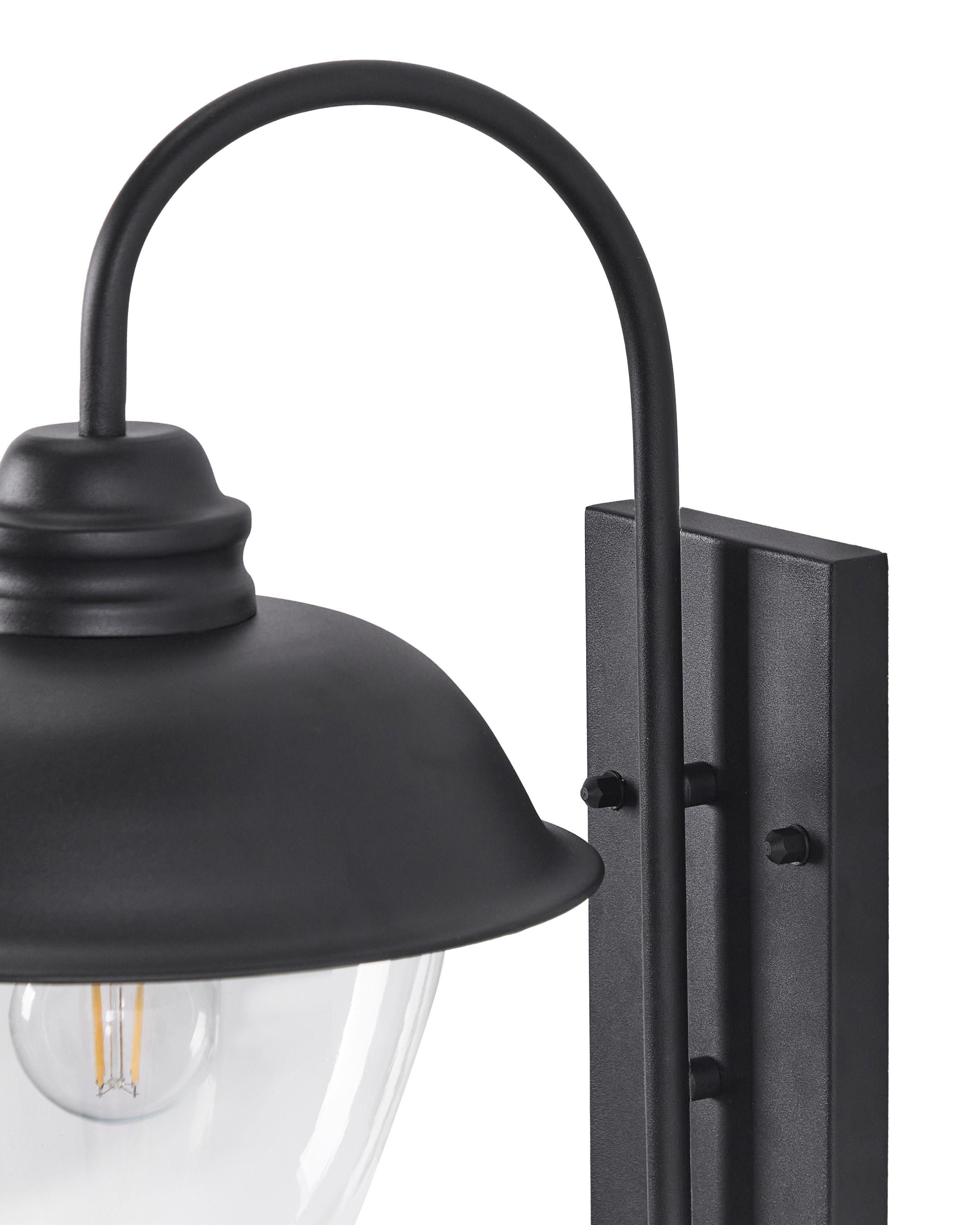 Beliani Lampe murale pour l'extérieur en Métal Rétro BANKA  