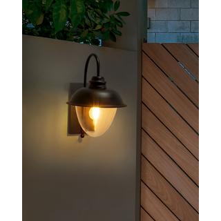 Beliani Lampe murale pour l'extérieur en Métal Rétro BANKA  