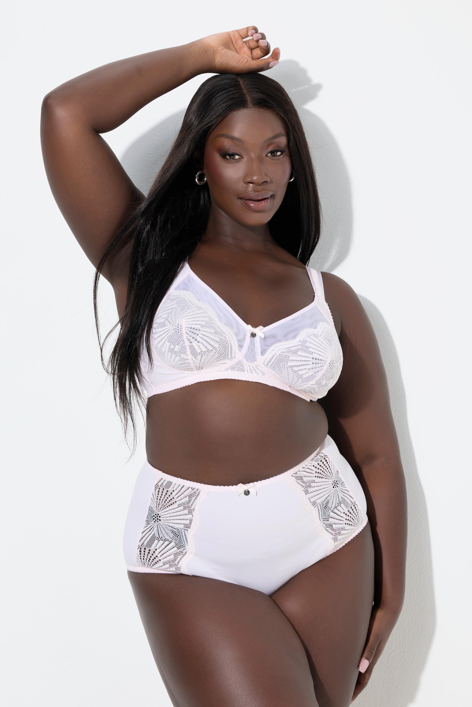 Ulla Popken Maxi slip pizzo laterale microfibra  