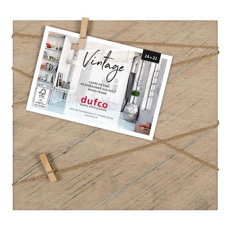 dufco DUFCO Holz-Bilderrahmen Vintage 1810.10005 24x22cm pastellrosa  