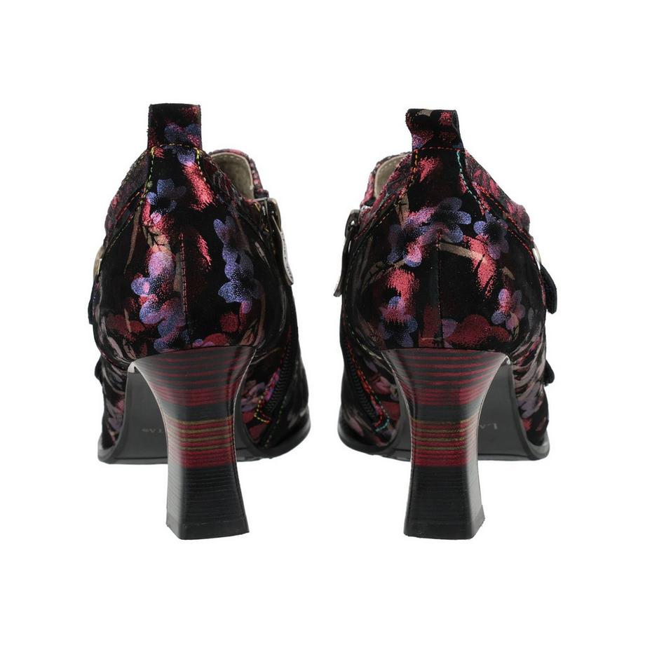 Laura Vita Blumenmuster Pumps mit Schnallen  