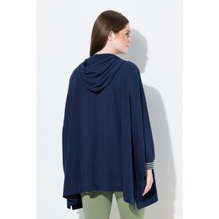 Ulla Popken Poncho Loungewear Oversize Cappuccio Maniche Lunghe  