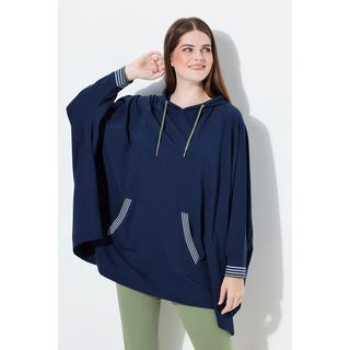 Ulla Popken Poncho Loungewear Oversize Cappuccio Maniche Lunghe  