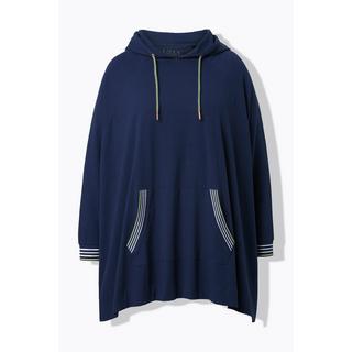 Ulla Popken Poncho Loungewear Oversize Cappuccio Maniche Lunghe  