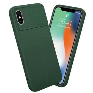 Cadorabo  Housse compatible avec Apple iPhone X / XS - Coque de protection en silicone TPU flexible et avec protection pour appareil photo 