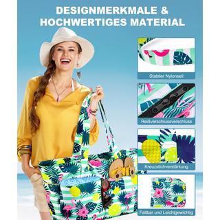 Only-bags.store Grosse Strandtasche mit Reissverschluss  