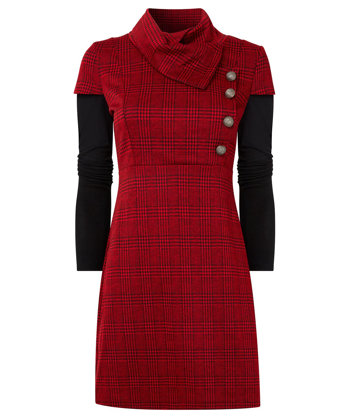 Joe Browns Jacquard Karo Rollkragen Tunika  