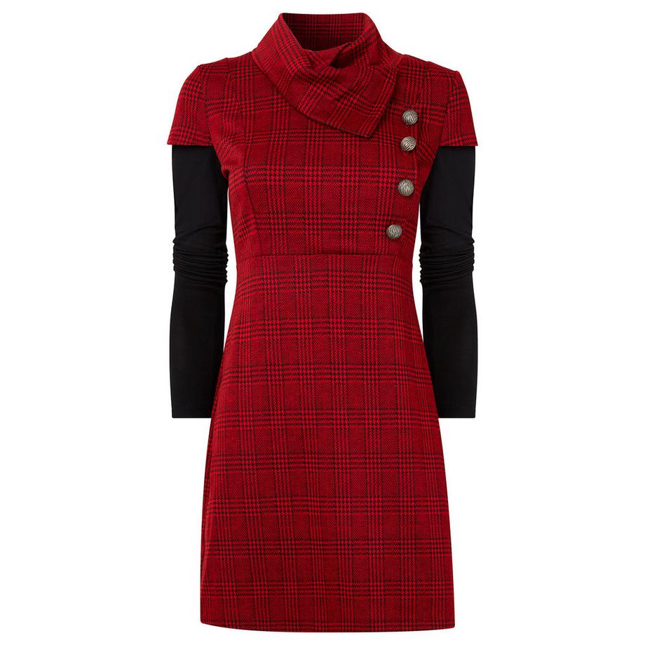 Joe Browns Jacquard Karo Rollkragen Tunika  