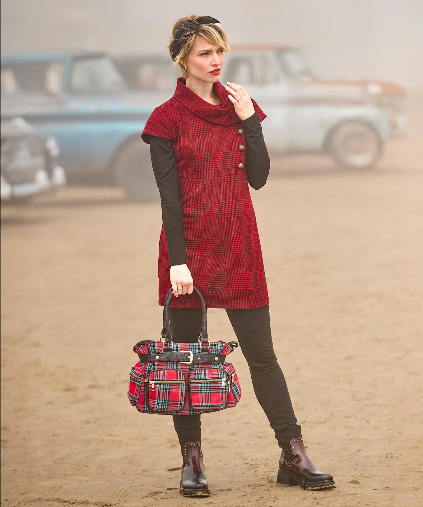 Joe Browns Jacquard Karo Rollkragen Tunika  